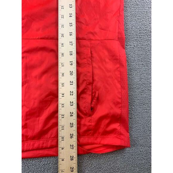 Nike Soccer Jacket Men's M Red Full Zip Mesh Lined Team USA Crest Logo Swoosh - Picture 7 of 11